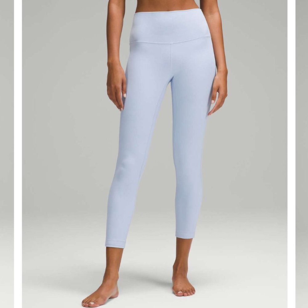 Lululemon Align High-Rise Pant 25" in Blue Linen